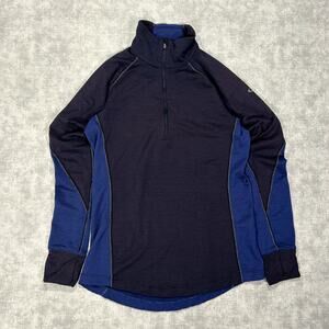 Icebreaker Merino 260 Zone lightweight base layer active 1/4 zip womens Large